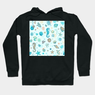 Underwater world pattern Hoodie